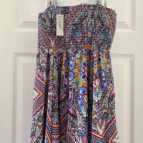 NWT Masters Multicolor Geometric Maxi Dress - Picture 8 of 12
